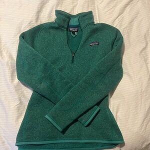 Patagonia Green Quarter-Zip Better Sweater